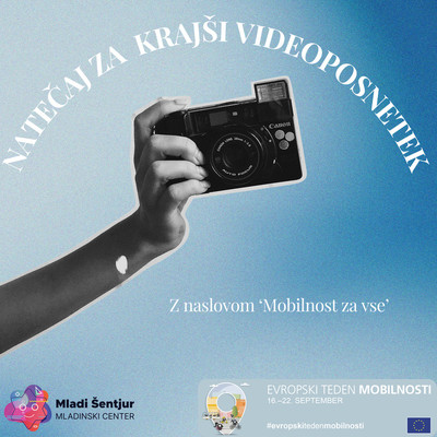 Sodeluj v video natečaju. Sprejem del do 12. 9. do 12.00