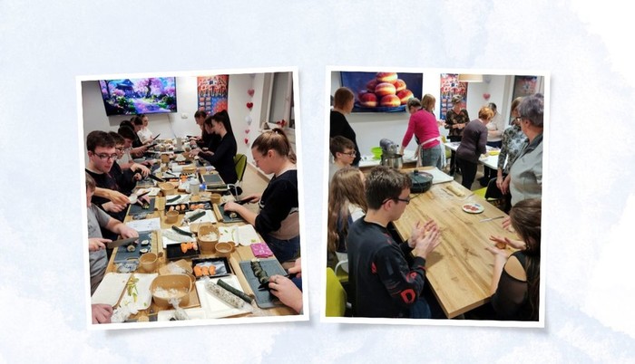 izdelava sušija in krofov