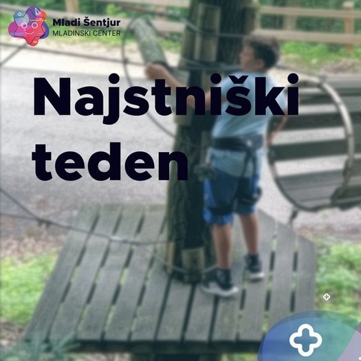 Najstniški teden je namenjen mladim, starim od 13 do 16 let.