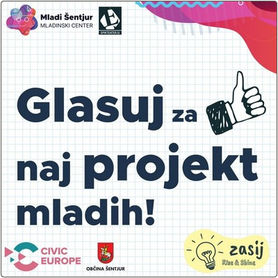 Glasuj za naj projekt mladih!