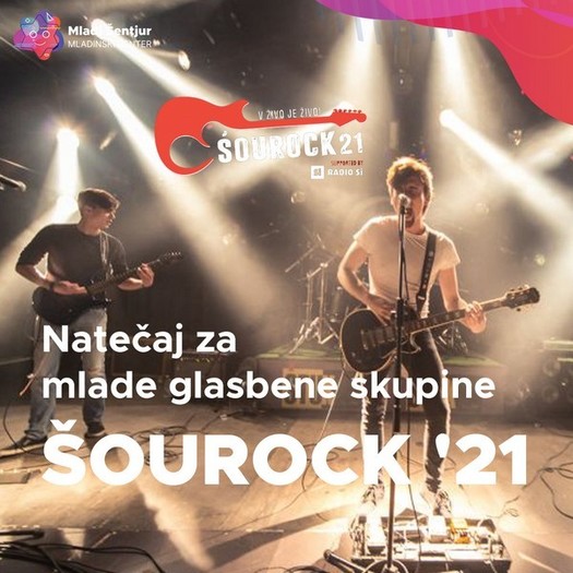 Natečaj za mlade glasbene skupine Šourock 2021.