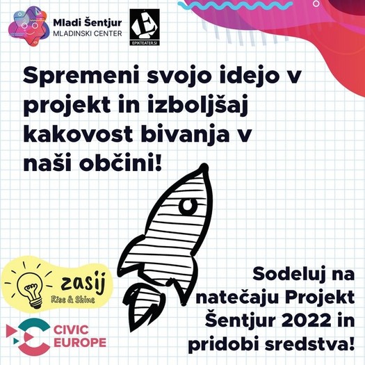 Spremeni svojo idejo v projekt in izboljšaj kakovost bivanja v naši občini!