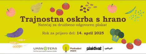 Izdelaj plakat o tranjostni oskrbi in si pridobi nagrado
